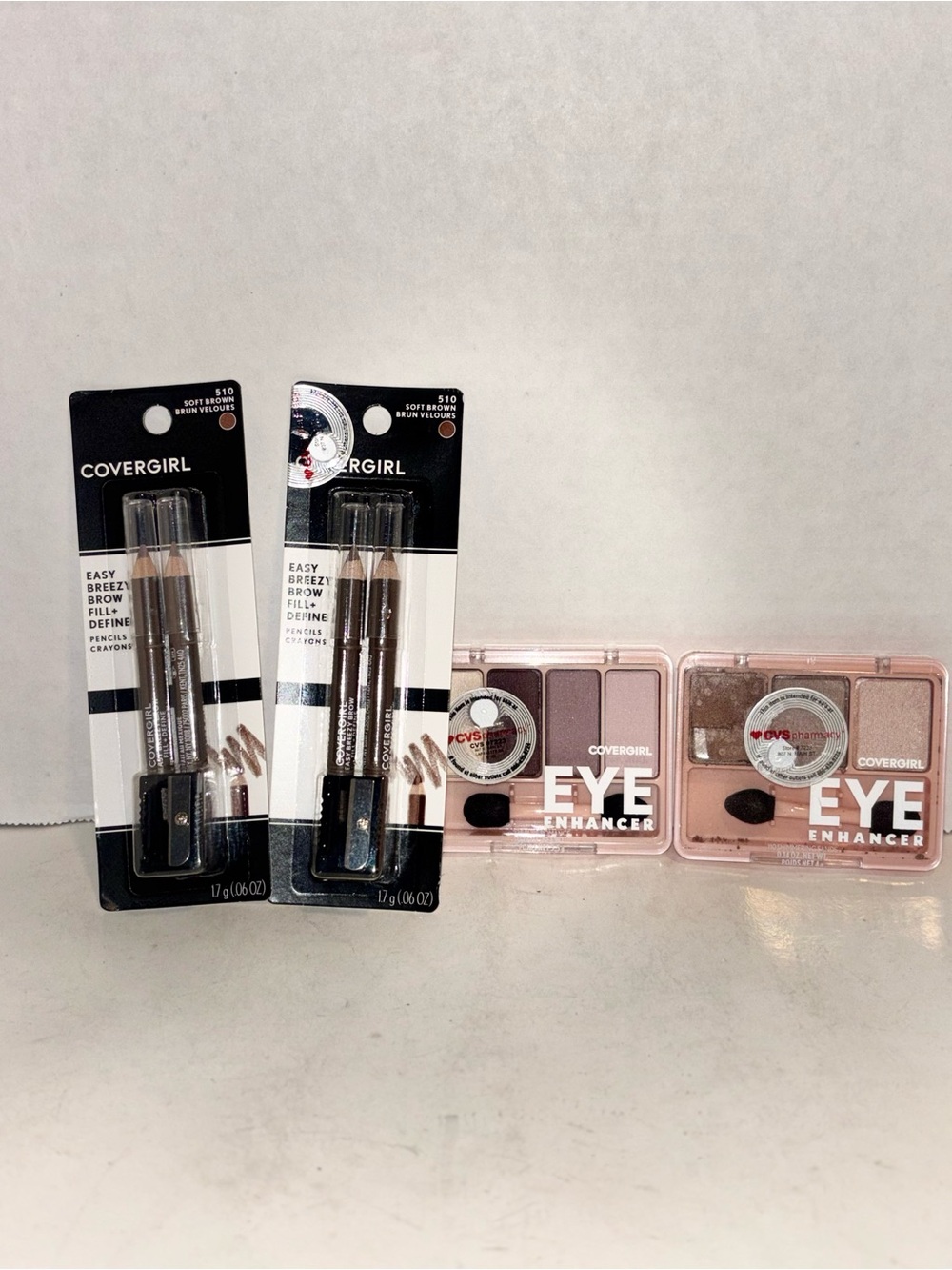 COVERGIRL Neutral Eye Enhancer Palette and Brow Fill Duo - Pink & Brown-Bundle